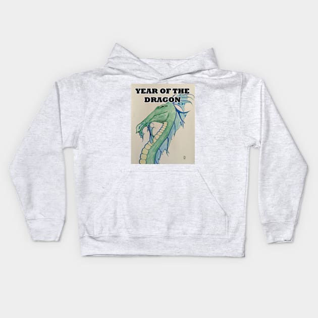 Year of the Dragon Kids Hoodie by Matt Starr Fine Art